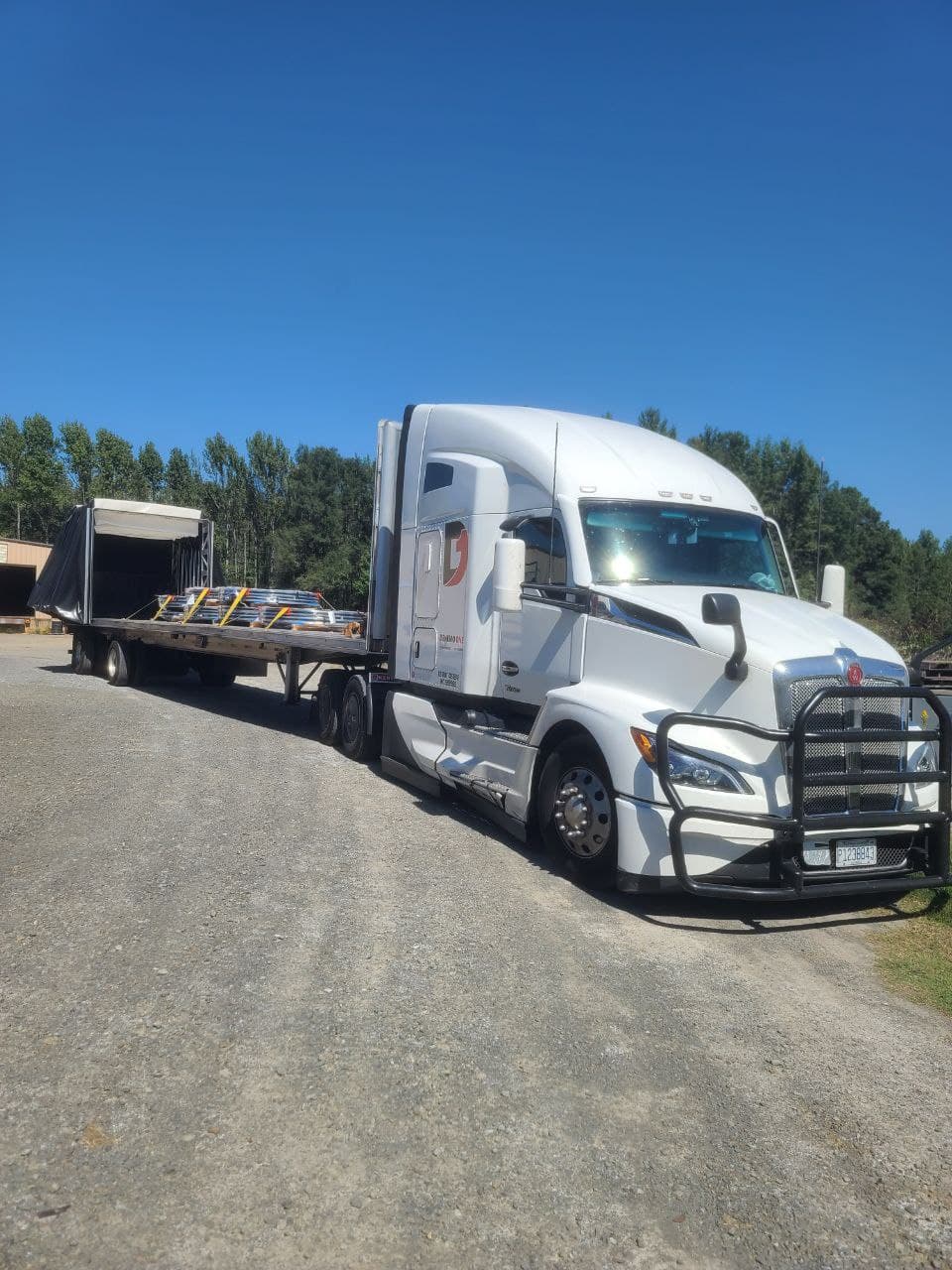 DENEMO One Conestoga trailer on the road